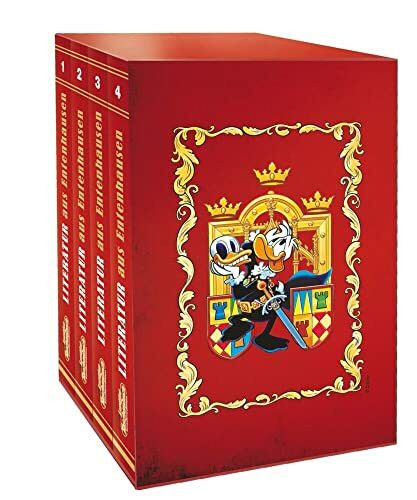 Lustiges Taschenbuch Literatur aus Entenhausen (4 Bände im Schuber): Lustiges Taschenbuch Sonderedition