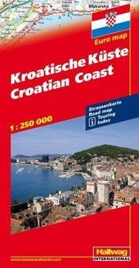 Kroatische Küste 1 : 250 000