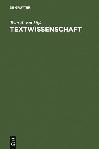 Textwissenschaft: Eine interdisziplinäre Einführung