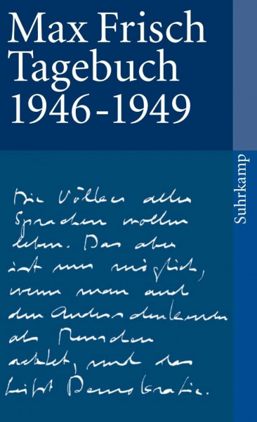 Tagebuch 1946–1949 (suhrkamp taschenbuch)