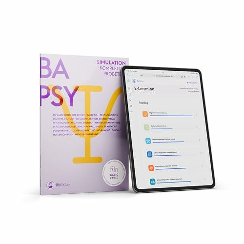 MedGurus - BaPsy-DGPs Vorbereitung - Basic Paket – Simulationsbuch und E-Learning mit über 300 Übungsaufgaben zum Einstieg in die Vorbereitung auf den Studieneignungstest Psychologie