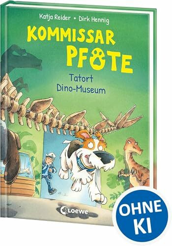 Kommissar Pfote (Band 9) - Tatort Dino-Museum: Begleite den beliebten Hunde-Held bei seiner Spurensuche - Lustiger Kinderkrimi zum Vorlesen und ersten Selberlesen ab 6 Jahren