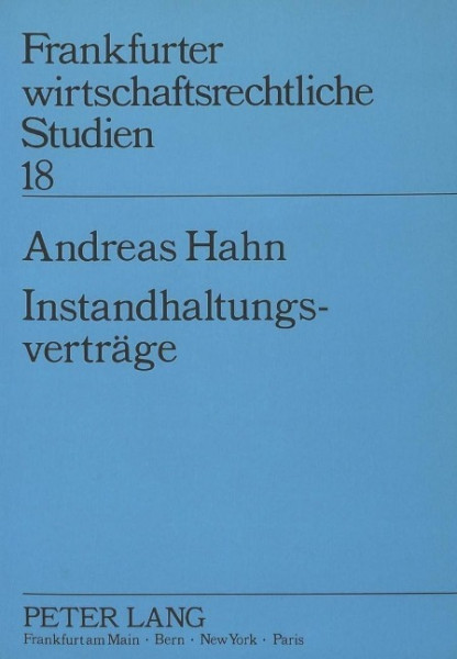 Instandhaltungsverträge