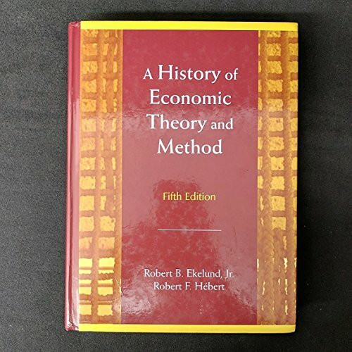 A History of Economic Theory and Method