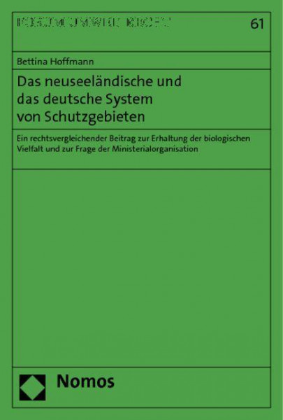Das neuseeländische und das deutsche System von Schutzgebieten