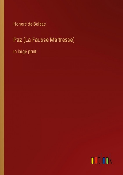 Paz (La Fausse Maitresse)