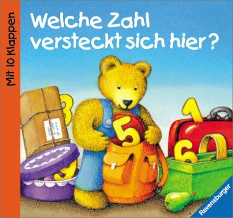 Welche Zahl versteckt sich hier?: Bilderbuch mit 10 Klappen