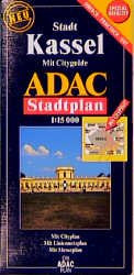 Kassel, GPS-genau. ADAC Stadtpläne mit Spezialfaltung: Mit Cityguide, City-, Durchfahrts- u. Verkehrslinienpl. sowie Postleitzahlen (ADAC Stadtplan spezialgefaltet)