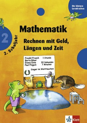 Die kleinen Lerndrachen, Training, Training Mathematik, 2. Schuljahr, EURO