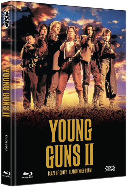 Young Guns 2 - Blaze of Glory [Blu-Ray+DVD] - uncut - limitiertes Mediabook Cover A