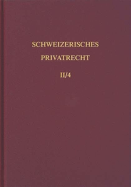 Schweizerisches Privatrecht, 8 Bde. in Tl.-Bdn., Bd.2/4, Einleitung und Personenrecht (Schweizerisches Privatrecht (SPR))