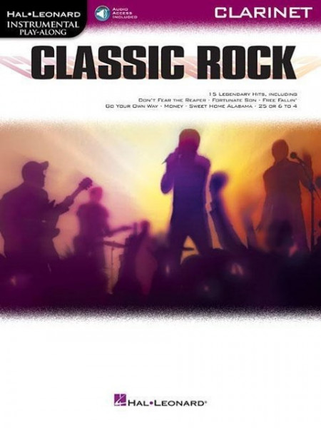 Classic Rock: Instrumental Play-Along for Clarinet