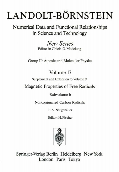 Nonconjugated Carbon Radicals / Nicht-konjugierte Kohlenstoff-Radikale (Molecules and Radicals)