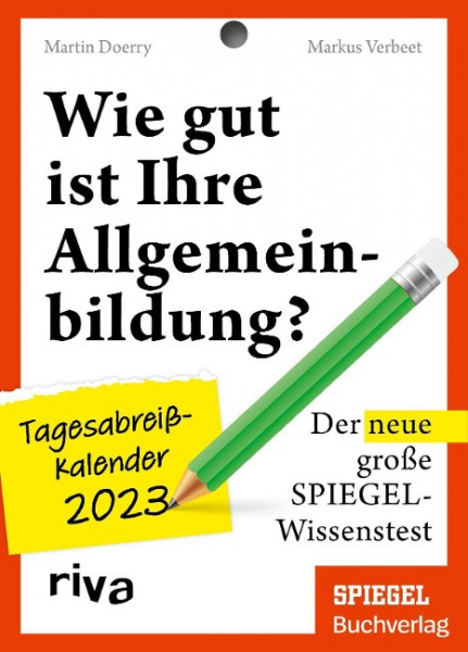 Wie gut ist Ihre Allgemeinbildung? - Tagesabreißkalender 2023
