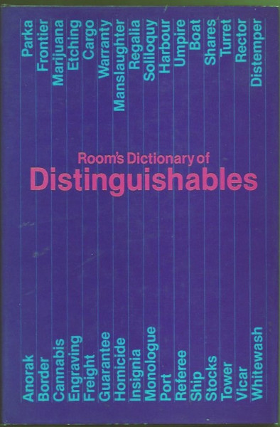Dictionary of Distinguishables