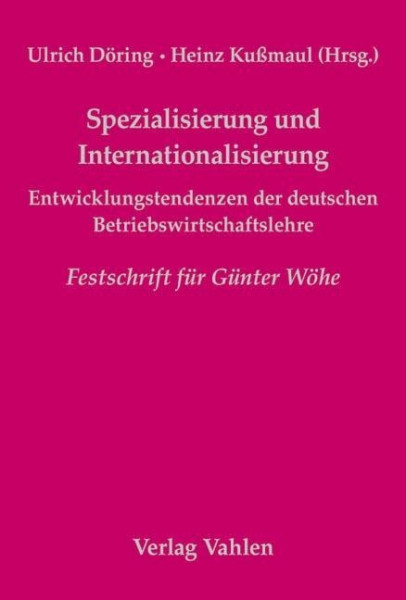 Spezialisierung und Internationalisierung