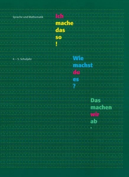 Ich du wir: Sprache und Mathematik