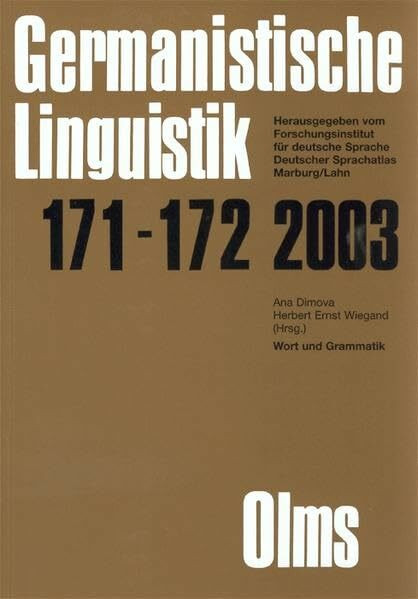 Germanistische Linguistik / Wort und Grammatik: Festschrift für Pavel Petkov anlässlich seiner Emeritierung