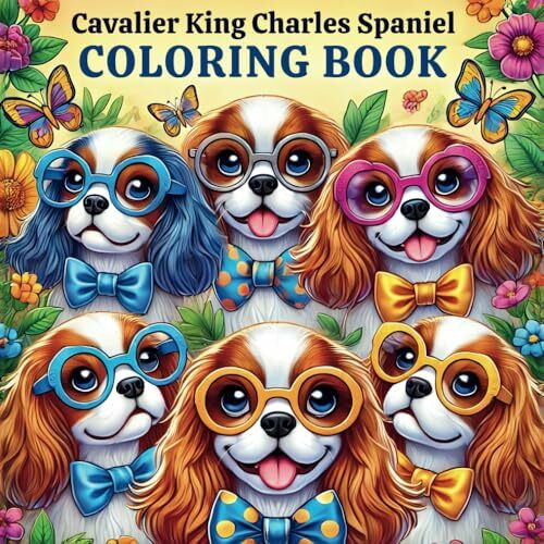 Cavalier King Charles Spaniel Coloring Book: An Educational Activity Book for Kids to Learn about Cavalier King Charles Spaniels Through Interactive Coloring and Engaging Facts