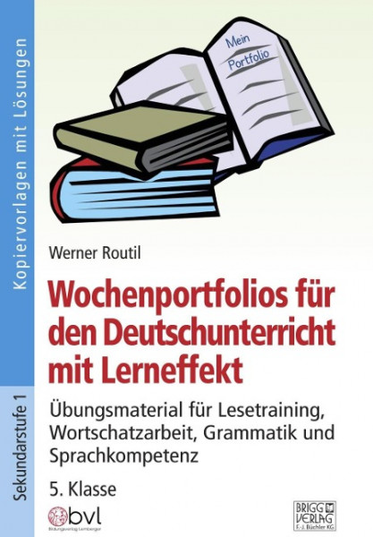 Wochenportfolios für den Deutschunterricht - 5. Klasse