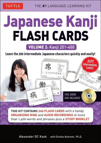 Japanese Kanji Flash Cards Kit Volume 2 [With CD (Audio)]