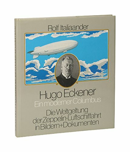 Hugo Eckener. Ein moderner Columbus. Die Weltgeltung der Zeppelin-Luftschiffahrt in Bildern und Dokumenten.Ausstattung Andreas Brylka. 1. Auflage. 4°. Zahlreiche Abbildungen und Tafeln. Register. O-Ha