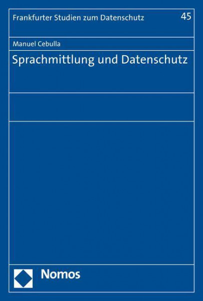 Sprachmittlung und Datenschutz