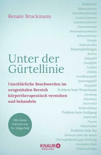 Unter der Gürtellinie: Unerklärliche Beschwerden im urogenitalen Bereich körpertherapeutisch verstehen und behandeln (Pohltherapie - Schmerzen körpertherapeutisch selbst behandeln)