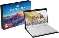 Wilde Alpen Tischkalender 2023
