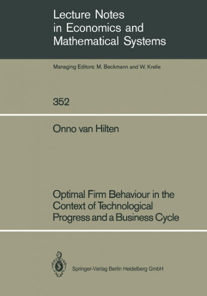 Optimal Firm Behaviour in the Context of Technological Progress and a Business Cycle