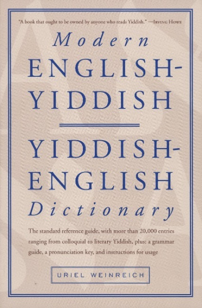 Modern English-Yiddish Dictionary