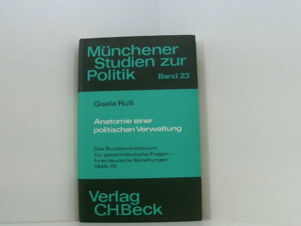 Anatomie einer politischen Verwaltung.