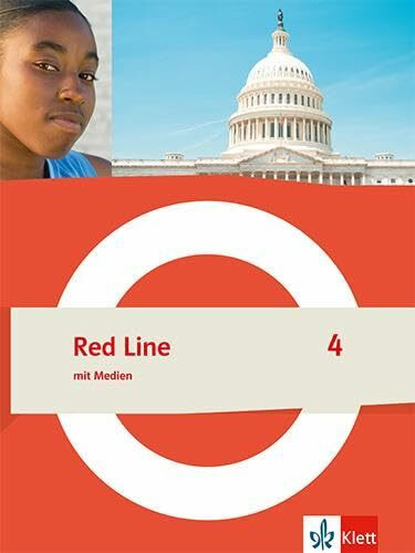 Red Line 4: Schulbuch mit Medien (flexibler Einband) Klasse 8 (Red Line. Ausgabe ab 2022)