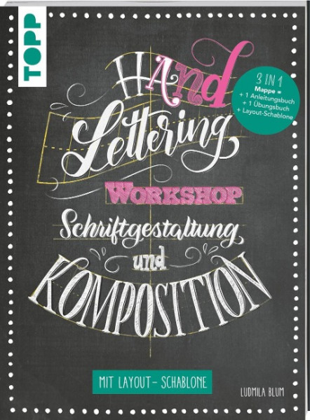 Handlettering Workshop Schriftgestaltung und Komposition. Mit Layout-Schablone