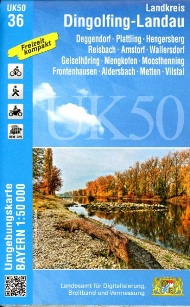 Landkreis Dingolfing-Landau 1:50 000 (UK50-36)