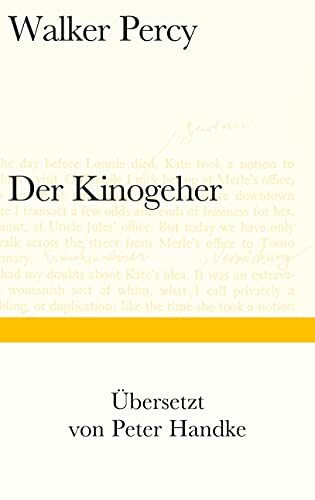 Der Kinogeher (Bibliothek Suhrkamp)