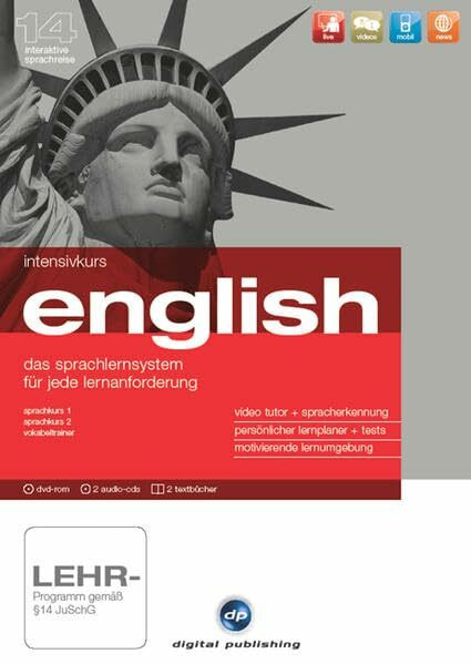 Intensivkurs English: Der Englischkurs für Anfänger, Wiedereinsteiger und Fortgeschrittene (Interaktive Sprachreise)