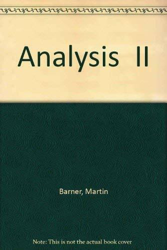 Analysis II
