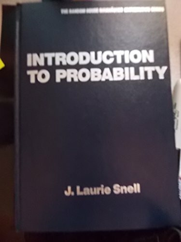 Introduction to Probability (The Random House/Birkhauser mathematics series)