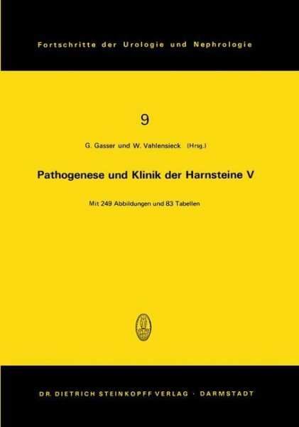 Pathogenese und Klinik der Harnsteine V