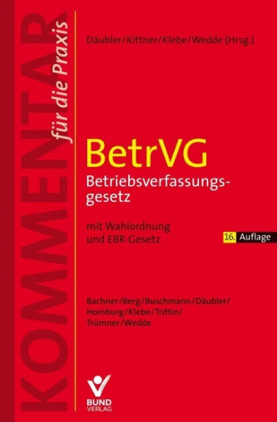 BetrVG Betriebsverfassungsgesetz