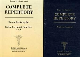 Complete Repertory: Das umfangreichste Repertorium der homöopathisches Arzneimittel. Exclusives Taschenformat mit Daumenregister