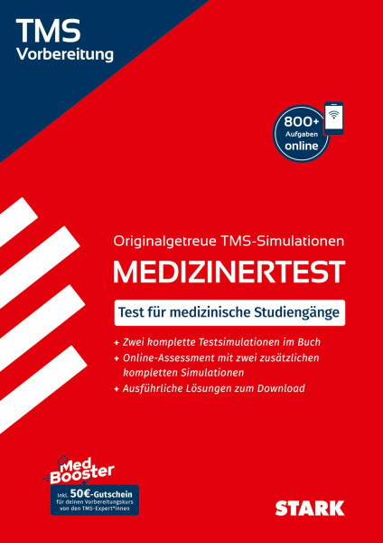 STARK Testsimulationen TMS 2026 - Testaufgaben mit Lösungen (Einstellungs- und Einstiegstests)