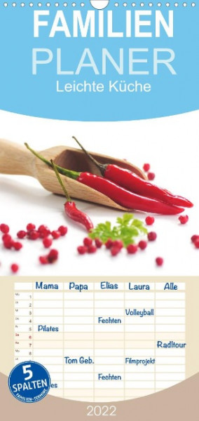 Leichte Küche (Wandkalender 2022 , 21 cm x 45 cm, hoch)