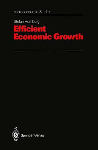 Efficient Economic Growth (Microeconomic Studies)