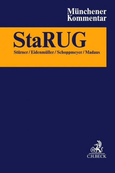 Münchener Kommentar zur Insolvenzordnung Bd. 5: StaRUG, §§ 1-101