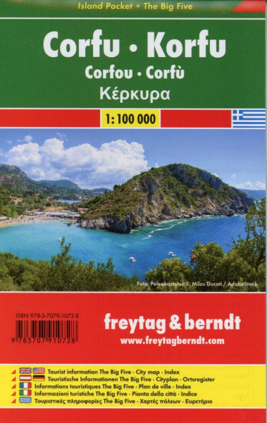 Korfu 1 : 100 000 (Island Pocket + The Big Five)