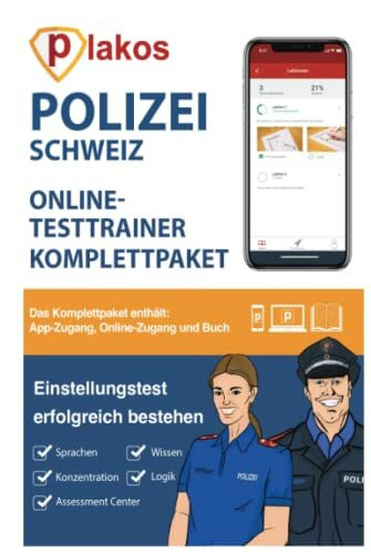 Polizei Schweiz Einstellungstest Komplettpaket