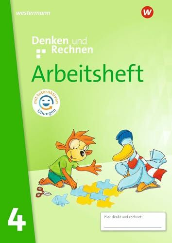 Denken und Rechnen - Allgemeine Ausgabe 2024: Arbeitsheft 4 mit Interaktiven Übungen