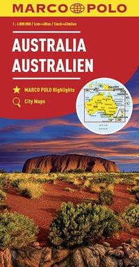 MARCO POLO Kontinentalkarte Australien 1:4 000 000